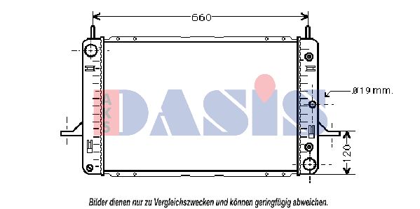 AKS DASIS Radiaator,mootorijahutus 090200N